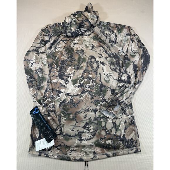 SixSite Camo Hoodie Men’s Large Spur Ranch DriRelease Wool Blend Made in USA NWT - Picture 6 of 11